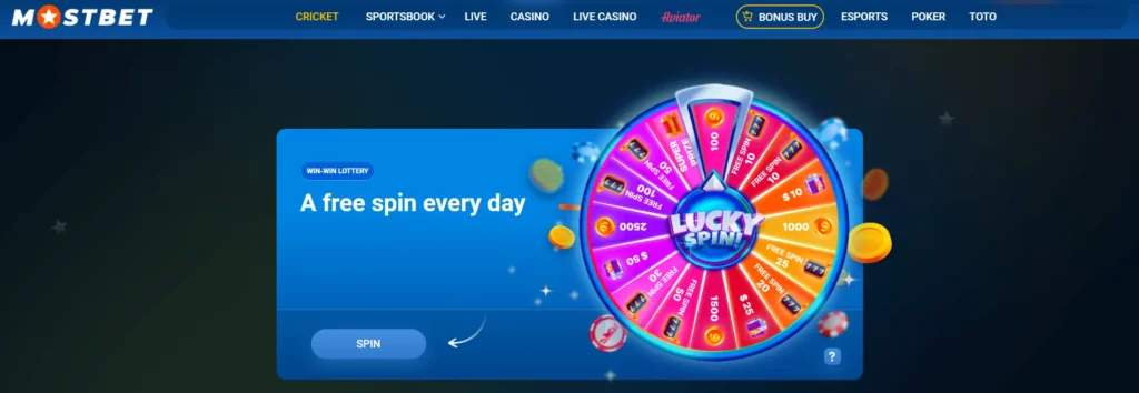 Mostbet Free spins