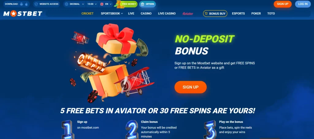 Mostbet offers Deposit Bonus